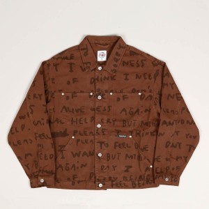 Polar Patrik Sad Notes Jacket Walnut